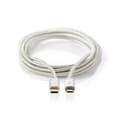 Miniatyrbillede 2 af 6: USB-kabel | USB 2.0 | USB-C™ Han | USB Micro-B han | 10 W | 480 Mbps | Guldplateret | 2.00 m | Runde | Flettet / Nylon | Aluminium | Cover Window Box