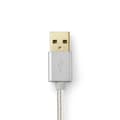 Miniatyrbild 7 av 9: Lightning Kabel | USB 2.0 | Apple Lightning, 8-stifts | USB-A Hane | 480 Mbps | Guldplaterad | 1.00 m | Rund | Flätad / Nylon | Aluminium | Kartong me