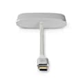 Miniatyrbild 2 av 4: USB Multi-Port Adapter | USB 3.2 Gen 1 | USB-C™ Hane | USB-A Hona / USB-C™ Hona / VGA hona 15p | 5 Gbps | 0.20 m | Rund | Guldplaterad | Flätad / Nylo