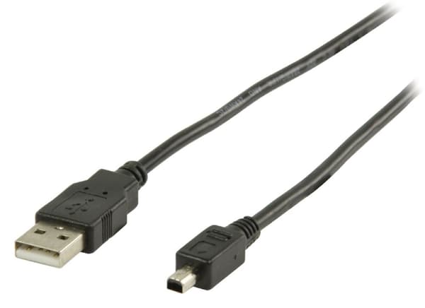 Usb 2.0-Kabel USB A Han - Mitsumi 4-Pin Han 2.00 m Sort