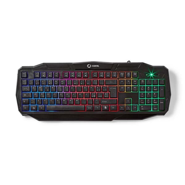 Gaming Combo Kit | 4-i-1 | Tangentbord, headset, mus och musmatta | Blå / Svart | QWERTY | IT Layout
