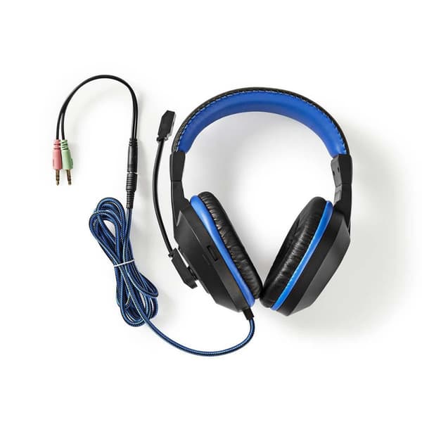Gaming Combo Kit | 4-i-1 | Tangentbord, headset, mus och musmatta | Blå / Svart | QWERTY | IT Layout