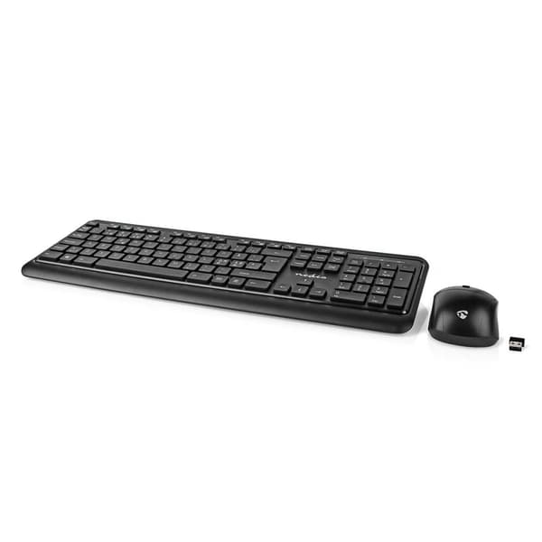 Mus och tangentbord | Trådlös | Mus- och tangentbordanslutning: USB | 800 / 1200 / 1600 dpi | Justerbar DPI | QWERTY | ND Layout