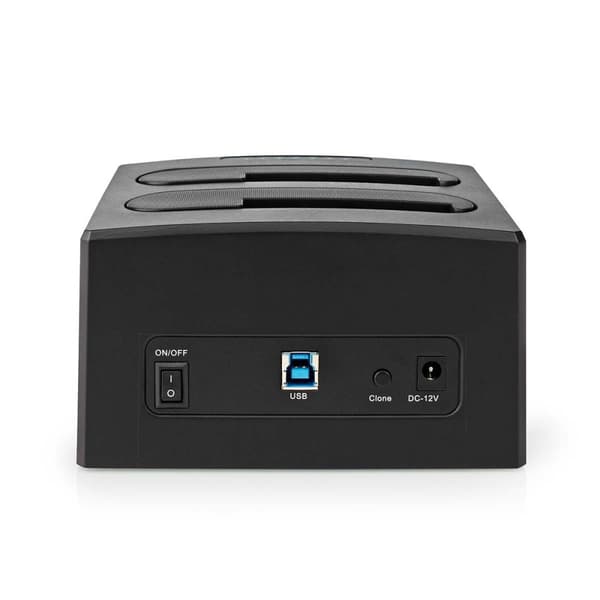 Harddisk Dockingstation | USB 3.2 Gen1 | USB Type-A | 2 Diske | 2.5 / 3.5 " | USB 3.2 Gen1 | Docking | Desktop