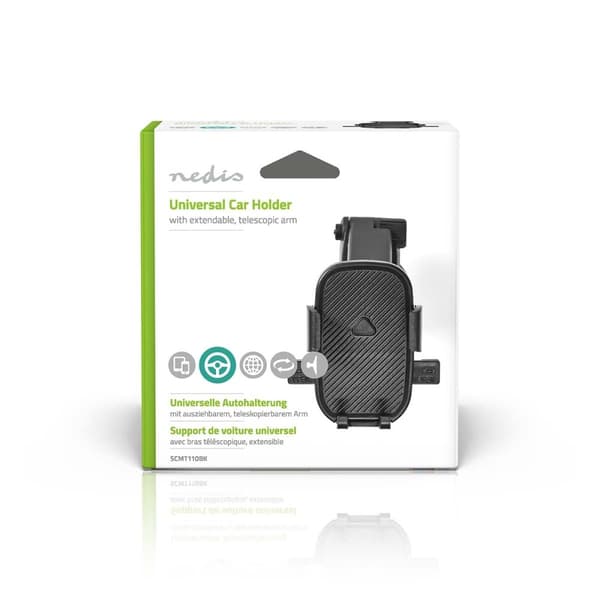 Smartphone Holder til Bil | Universal | Telefon med minimal skærmstørrelse: 4.5 " | Maksimal skærmstørrelse: 7 " | Interaktiv