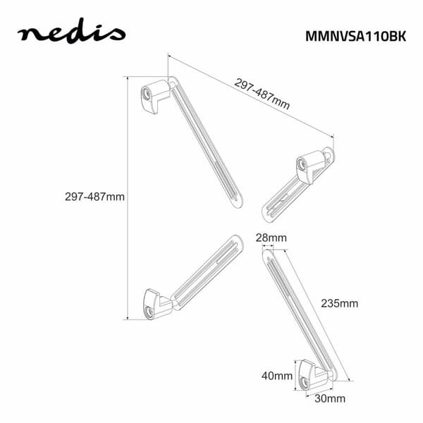 Adapter Mount Kit | 13 " | 27 " | Maxvikt: 8 kg