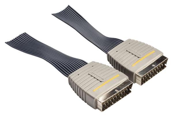SCART-Kabel SCART Han - SCART Han 5.00 m Blå
