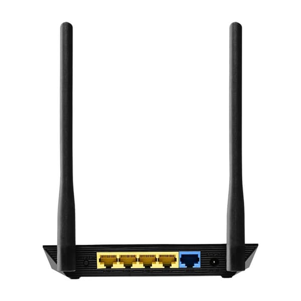 4-i-1 N300 Wi-Fi-ruter, tilgangspunkt, Range Extender, Wi-Fi Bridge og WISP Black