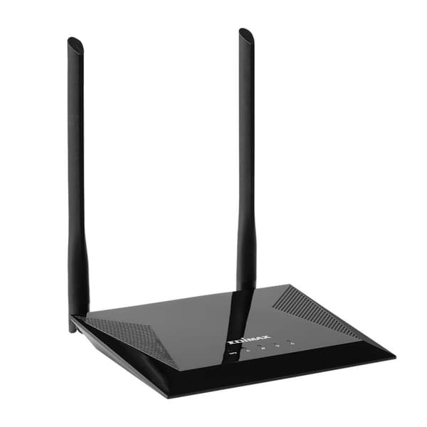 4-i-1 N300 Wi-Fi-ruter, tilgangspunkt, Range Extender, Wi-Fi Bridge og WISP Black
