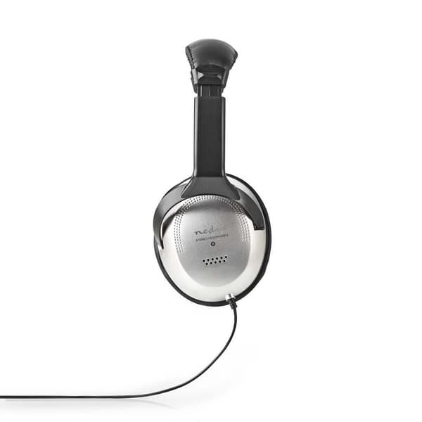 Over-Ear Wired hörlurar | Kabellängd: 2.70 m | Volymkontroll | Silver / Svart