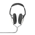 Miniatyrbild 1 av 9: Over-Ear Wired hörlurar | Kabellängd: 2.70 m | Volymkontroll | Silver / Svart