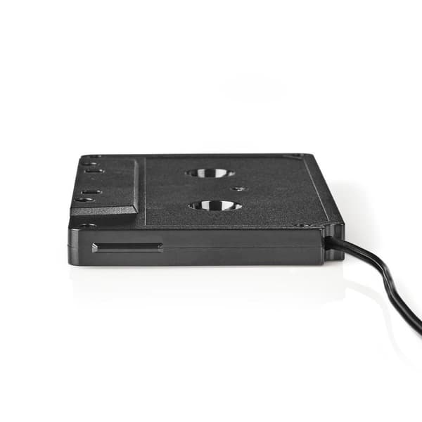 Bilstereo Aux Cassette Adapter | 3.5 mm | Kabellengde: 1.00 m | Sort
