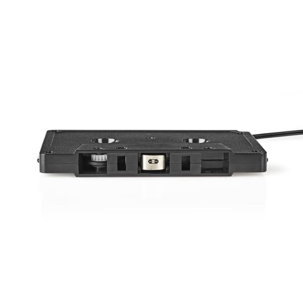 Bilstereo Aux Cassette Adapter | 3.5 mm | Kabellengde: 1.00 m | Sort