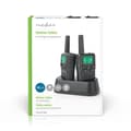 Miniatyrbillede 9 af 9: Walkie-talkie Set | 2 Håndsæt | Op til 10 km | Frekvens kanaler: 8 | PTT / VOX | Op til 6 Timer | Opladningsstation inkluderet | Hovedtelefonudgang |