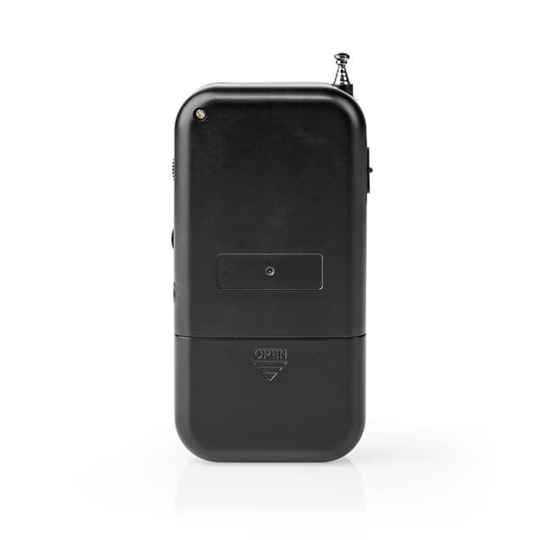 FM-radio | Bærbart design | AM / FM | Batteri | Analog | 1.5 W | Sort hvid skærm | Bluetooth® | Hovedtelefonudgang | Aluminium / Sort