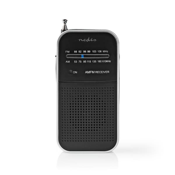 FM-radio | Portabel design | AM / FM | Batteridriven | Analog | 1.5 W ...