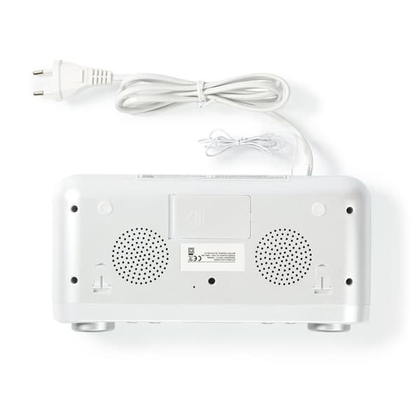 Keittiö Radio | Kaappimuotoilu | FM | Verkkovirtakäyttöinen | Digitaalinen | 1.5 W | 2 " | Mustasininen näyttö | Herätyskello | Hopea / Valkoinen