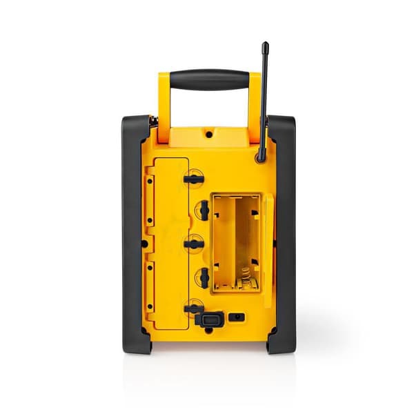 FM-radio | Radio på Byggepladsen | FM | Batteri / Strømforsyning | Digital | 15 W | Skærmstørrelse: 2.2 " | Blå hvid skærm | Bluetooth® | IPX5 | Bæreh