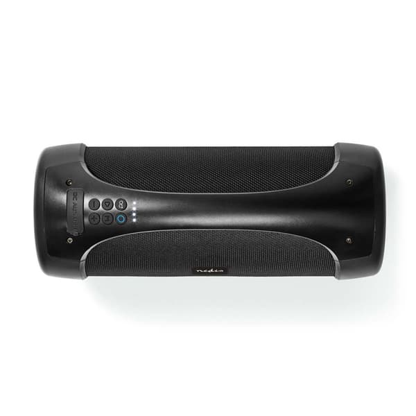 Bluetooth® Party Boombox | 6 timer | 2.0 | 50 W | Media avspilling: AUX / USB | IPX5 | Linkable | Bære håndtak | Party lys | Sort