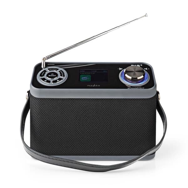 DAB+ Radio | Borddesign | DAB+ / FM | 2.4 " | Farveskærm | Batteri / Strømforsyning | Digital | 24 W | Bluetooth® | Hovedtelefonudgang | Vækkeur | Sle