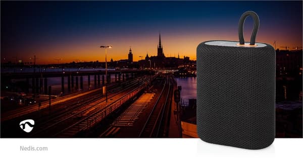 Bluetooth® Speaker | Maksimal batteritid: 7 timer | Håndholdt design | 7 W | Mono | Innebygd mikrofon | Linkable | Sort