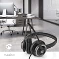 Miniatyrbild 2 av 9: PC headset | On-Ear | Stereo | USB Type-A / USB Type-C™ | Vikbara Mikrofon | Svart