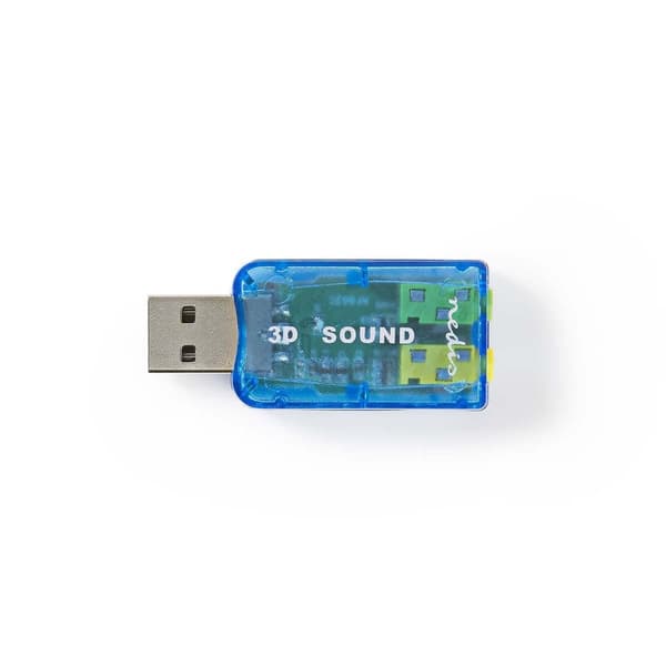 Ljudkort | 5.1 | USB 2.0 | Mikrofonanslutning: 1x 3.5 mm | Anslutning av headset: 3.5 mm Male