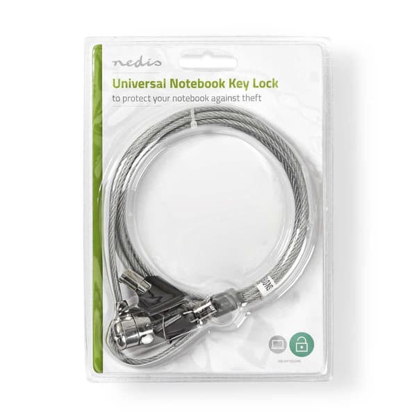 Notebook Lock | Lås type: Key | 1.80 m | Metall