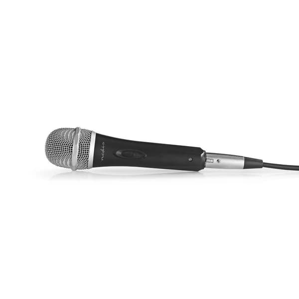 Mikrofon | Cardioid | Aftageligt kabel | 5.00 m | 50 Hz - 15 kHz | 600 Ohm | -72 dB | Indbygget on/off-knap (tænd/sluk) | Rejsetaske inkluderet | Meta