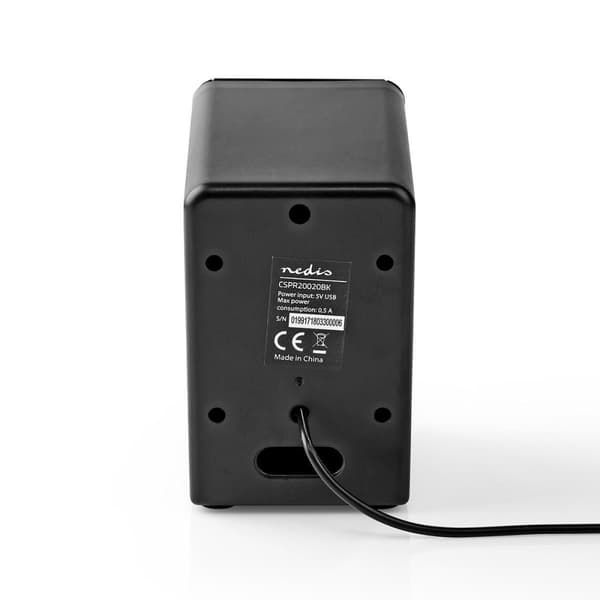 PC Kaiutin | 2.0 | 18 W | 3.5 mm uros | USB Virta | Äänenvoimakkuuden Säätö | Lähtöliitäntä