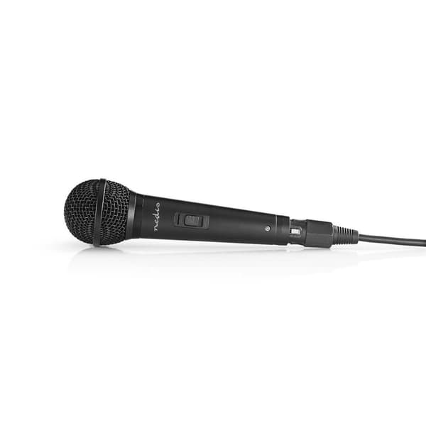 Wired mikrofon | Kardioid | Avtakbar kabel | 5.00 m | 80 Hz - 13 kHz | 600 Ohm | -72 dB | Av/på-bryter | Reiseveske inkludert | ABS / Aluminium | Sort