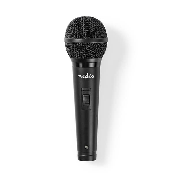 Mikrofon | Cardioid | Aftageligt kabel | 5.00 m | 80 Hz - 13 kHz | 600 Ohm | -72 dB | Indbygget on/off-knap (tænd/sluk) | Rejsetaske inkluderet | ABS