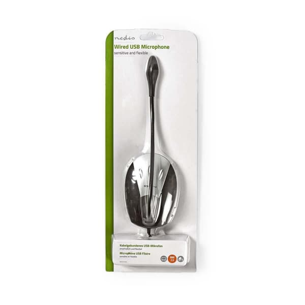 Mikrofon | Brugt til: Desktop / Notebook | Kabel | USB-A Han | Indbygget on/off-knap (tænd/sluk) | Hovedtelefonudgang