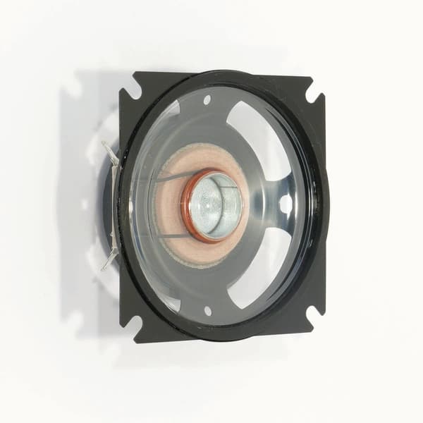 SL87 WPM 4 Ohm vanntett 8 cm (3,3") fullområdehøyttaler med en gjennomsiktig plastkjegle og gummitetningsring