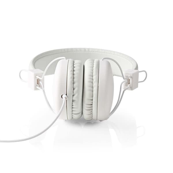 On-Ear hodetelefoner med kabel | 3.5 mm | Kabellengde: 1.20 m | Hvit