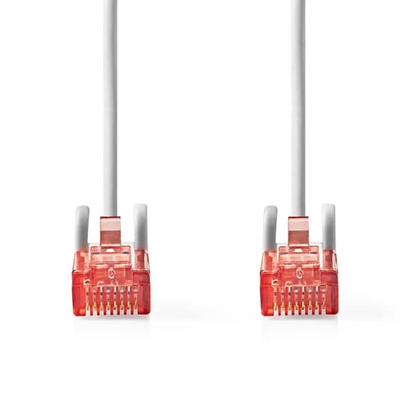 Kat 6 kabel | RJ45 Han | RJ45 Han | U/UTP | 1.50 m | Runde | PVC | Grå | Label
