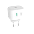 Miniatyrbillede 1 af 4: Vægoplader | 45 W | GaN | Hurtigopladningsfunktion | 2.25 A / 3.0 A | Antal output: 2 | 2x USB-C™ | Automatisk Valgt Spænding