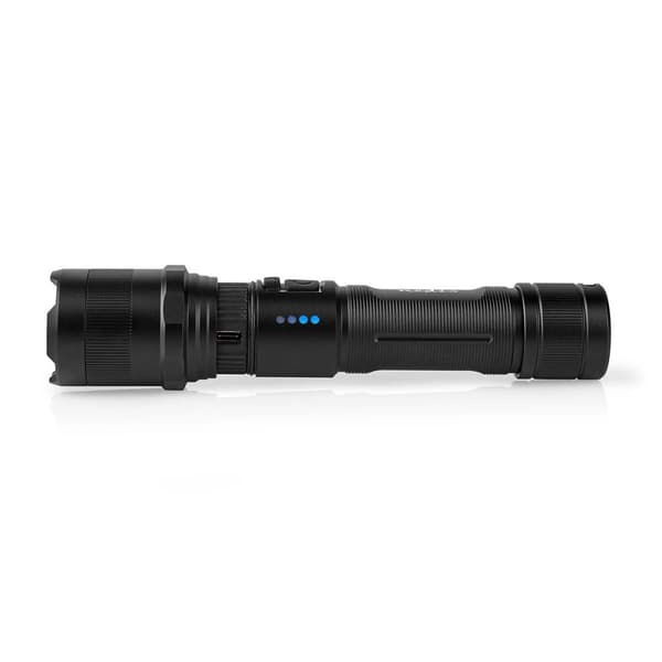 LED lygte | Batteri | 3.7 V DC | 10 W | Indbygget Lithium-Ion | Batterier medfølger | Opladningsbar | Nominel lysstrøm: 1000 lm | Lysområde: 110 m | S