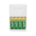 Miniatyrbilde 1 av 5: Plugglader 4x AA 2100 mAh