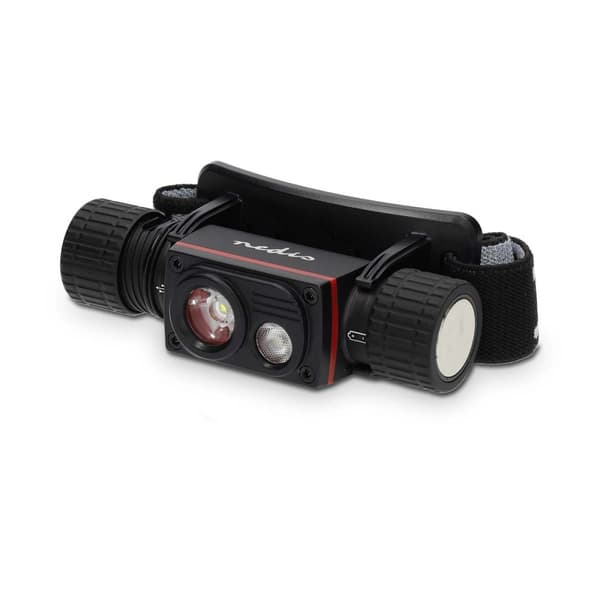 LED otsalamppu | Paristokäyttöinen / USB Virta | 3.7 V DC | Paristot sisältyvät | Ladattava | Nimellisvaloteho: 1000 lm | Valoalue: 180 m