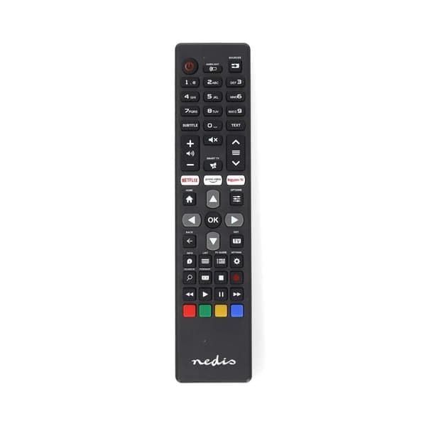 Utskifting Fjernkontroll | Egnet for: Philips | Forprogrammert | 1 Enhet | Amazon Prime / Netflix Knapp / Rakuten TV Button | Infrarød | Sort Sort