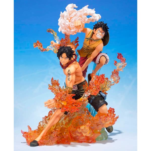 One Piece Monkey D. Luffy Brother Bond Figuarts Nollfigur 14,5cm CDON