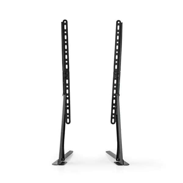 Fast TV Stand | 13-70 " | Maximum skjerm vekt: 50 kg | Justerbare forhåndsfikserte høyder | Stål | Sort
