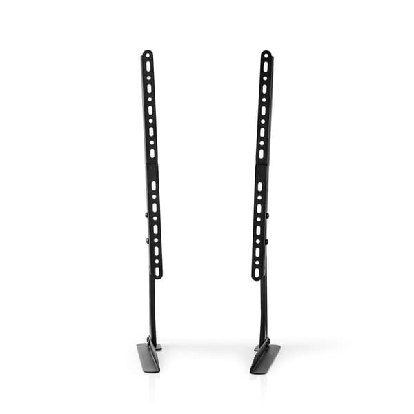 Fast TV Stand | 13-70 " | Maximum skjerm vekt: 50 kg | Justerbare forhåndsfikserte høyder | Stål | Sort