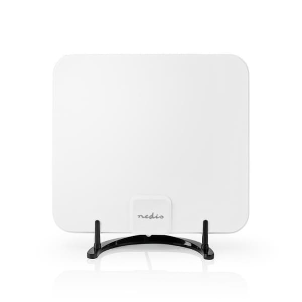 Innomhusantenn | Aktiv | FM / UHF / VHF | Mottagningsområde: 0-25 km | LTE700 | Förstärkning: 30 dB | ABS | Vit