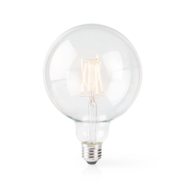 SmartLife LED Lyspære | Wi-Fi | E27 | 500 lm | 5 W | Varm Hvit | 2700 K | Glass | Android™ / IOS | G125 | 1 stk.