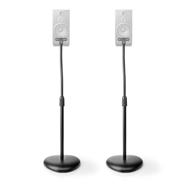 Speaker Mount | Kompatibel med: Universal | Gulv | 4.5 kg | Højde justerbar | ABS / Stål | Sort