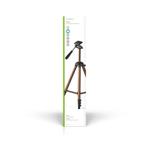 Stativ | Maksimal belastningskapacitet: 2.0 kg | Minimum arbejdshøjde: 40.5 cm | Maksimal arbejdshøjde: 128.0 cm | 4 Segmenter | Pan | Rejsetaske inkl