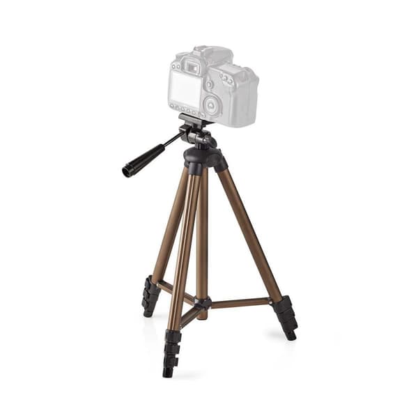 Stativ | Maksimal belastningskapacitet: 2.0 kg | Minimum arbejdshøjde: 40.5 cm | Maksimal arbejdshøjde: 128.0 cm | 4 Segmenter | Pan | Rejsetaske inkl