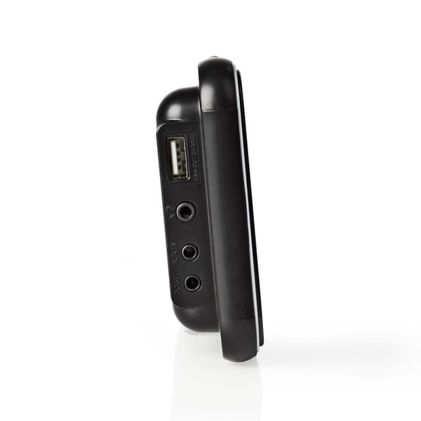 Digital vækkeur Radio | LED Display | 1x 3.5 mm Audio Input | Tidsprojektion | AM / FM | Snooze funktion | Sleep timer | Antal alarmer: 2 | Sort